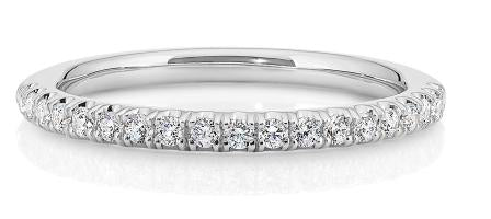 Sterling Silver Rhodium Plated Cubic Zirconia Ring
