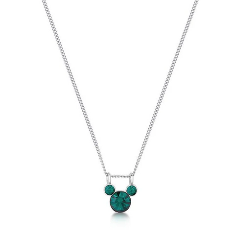 Disney Mickey Mouse MAY Birthstone Necklace
